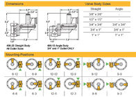 Domestic Two Stage Gas Regulator High Precision Durable Cast Iron Body Sensus 496 Model